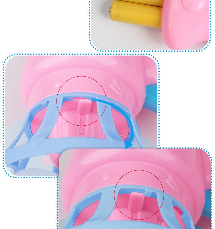 Automatic Electric Fan Bubble Gun-4