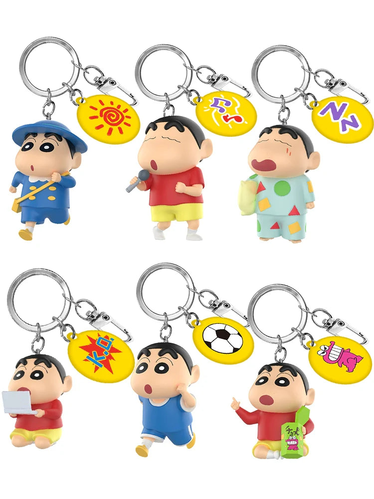 Crayon Xiaoxin 3D Doll Keychain-4
