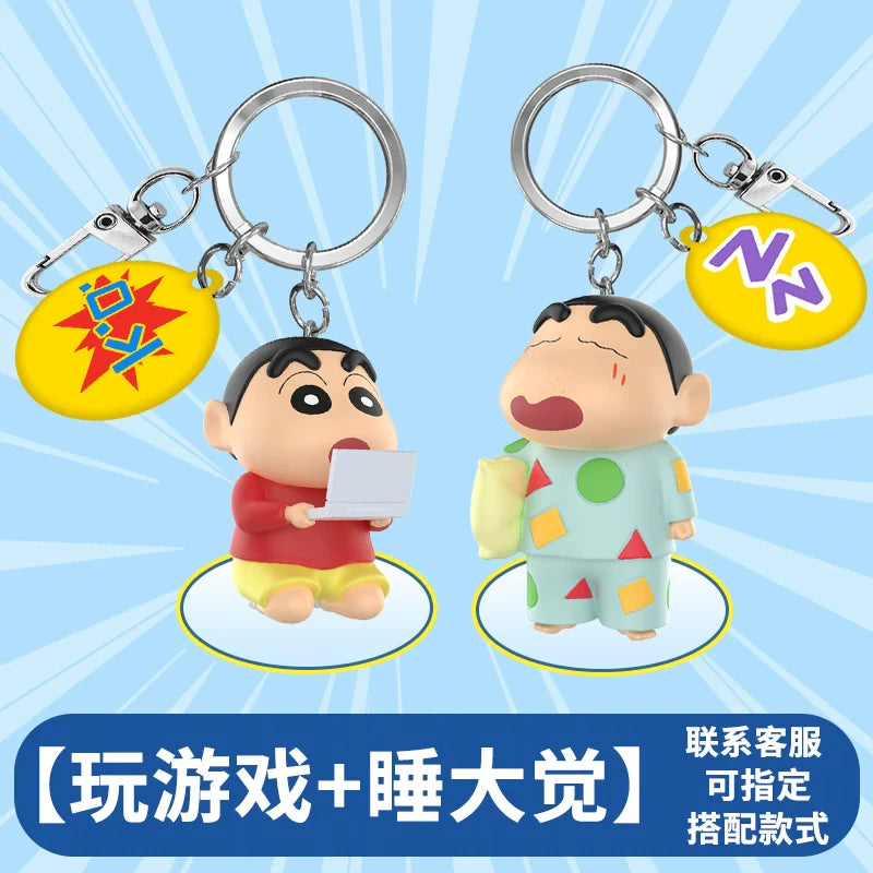 Crayon Xiaoxin 3D Doll Keychain-7