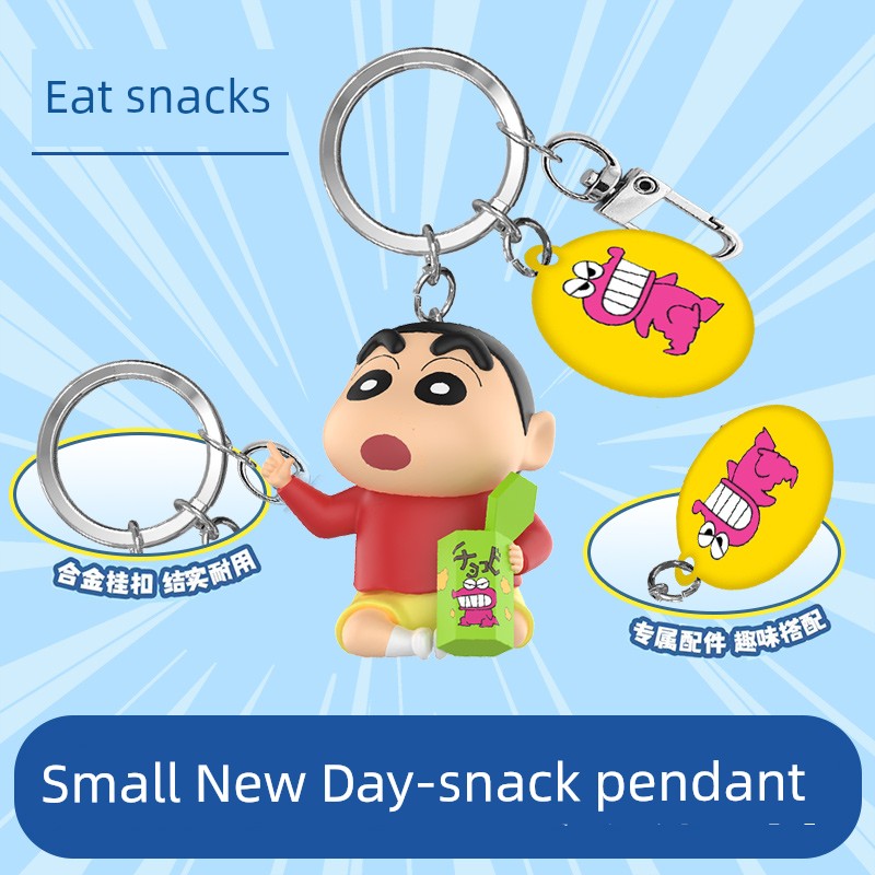 Crayon Xiaoxin 3D Doll Keychain-11