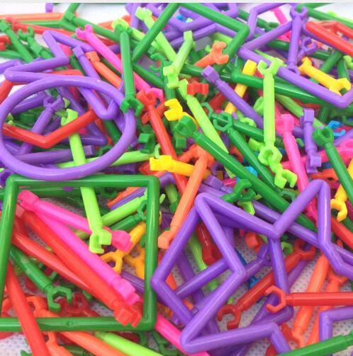 DIY Smart Stick Plastic Blocks- 256pcs Educational Building Set-3