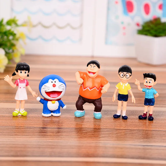 Doraemon Family Portrait PVC Action Figures-0