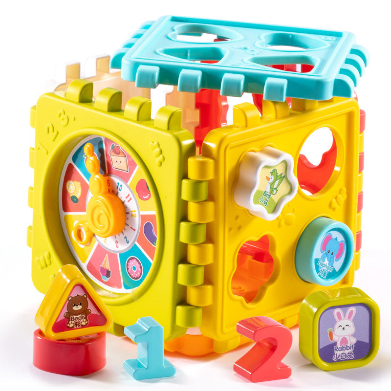 Educational Shape Matching Cube Toy for Kids-3