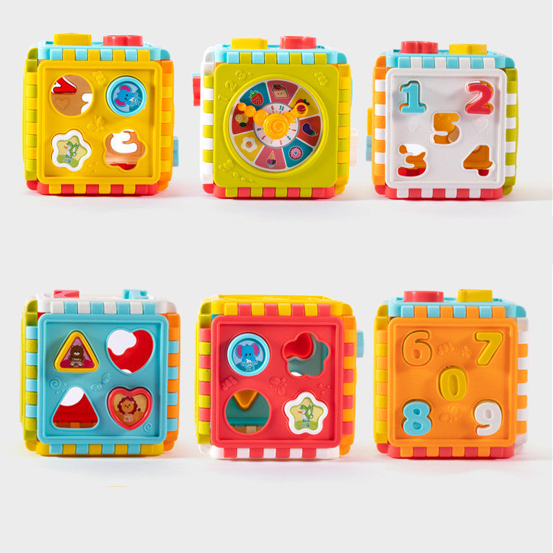 Educational Shape Matching Cube Toy for Kids-4