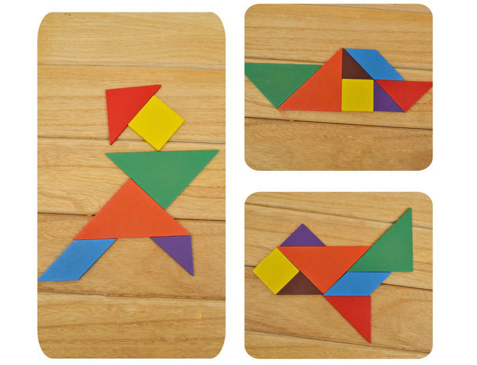 Educational Wooden Tangram Puzzle for Infants-4