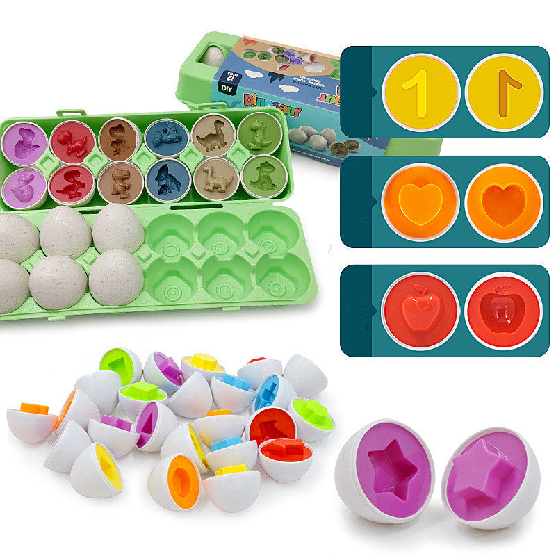 Egg Shape Matching Educational Toy for Kids-1
