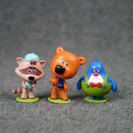 Kewa Тучка Ice Bear Cartoon Action Figure Doll-0