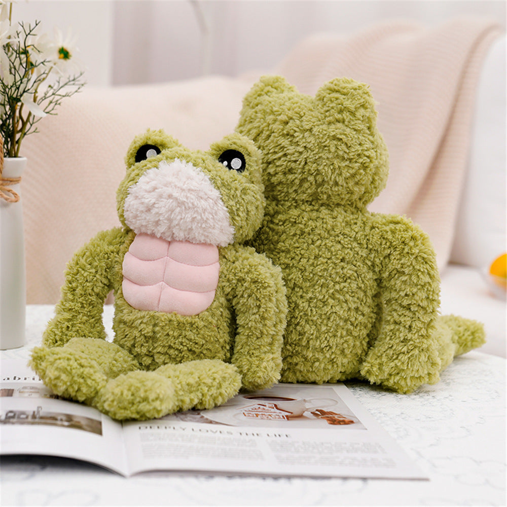 Muscle Frog Plush Toy-2