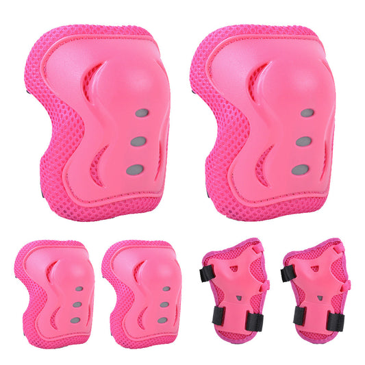 Hot Pink - Kids Protective Gear for Elbows, Knees & Wrists-0