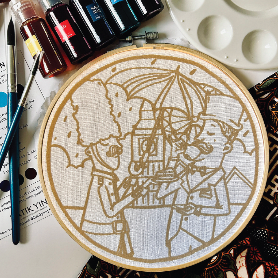 Classic Batik Craft Kit- Cream Tea, Sir?-0