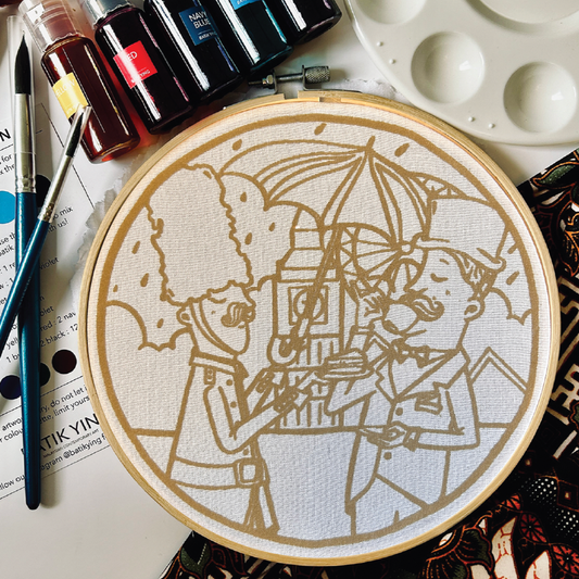 Classic Batik Craft Kit- Cream Tea, Sir?-0