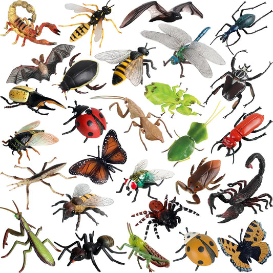 Simulated Wild Animal Insects Figurine - Educational Toy-0