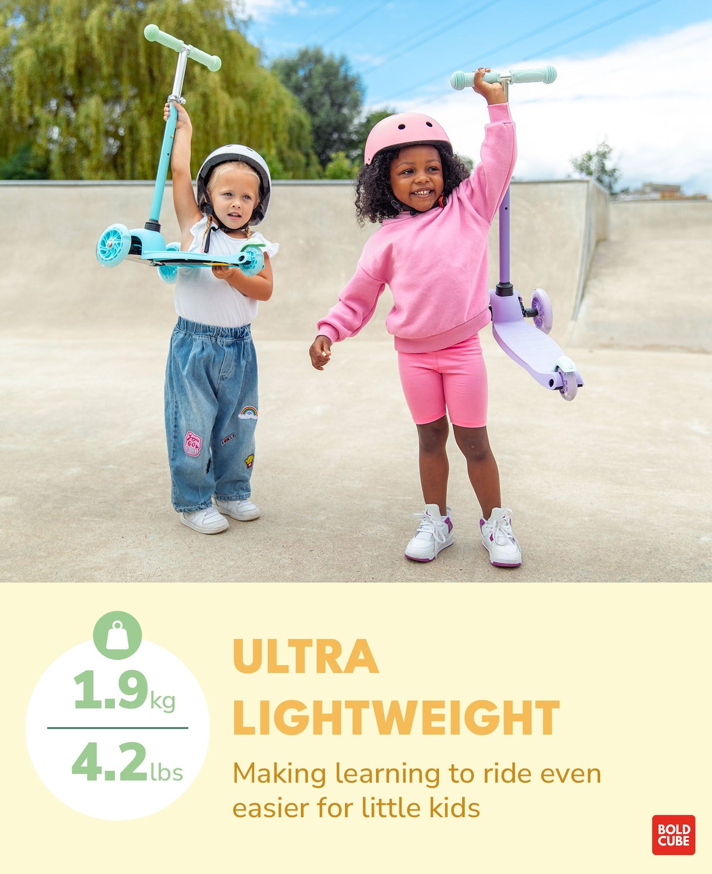 Lemon - Teeny 3 Wheel Scooter-4