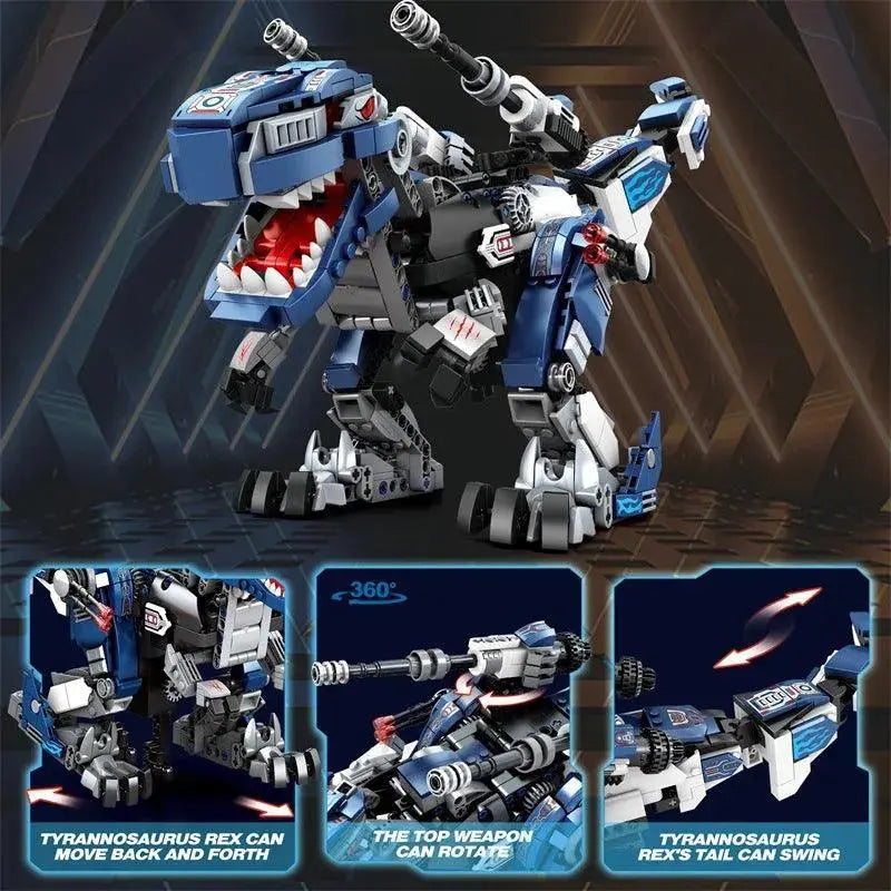 Three in One Tyrannosaurus Rex Transformation Remote Control Robot-1