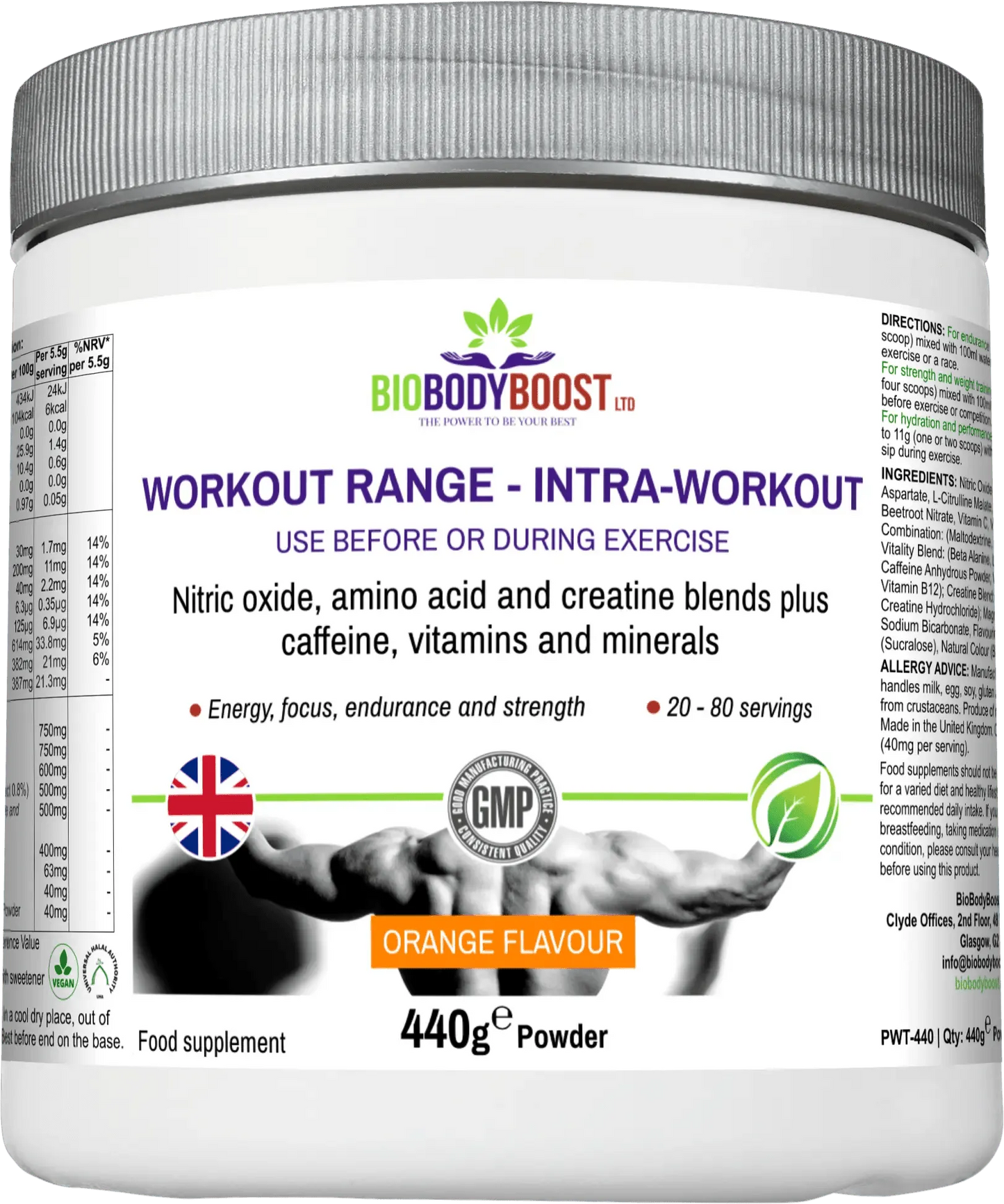 Workout Range - Intra-Workout Amino Acids and Creatine Blend-0
