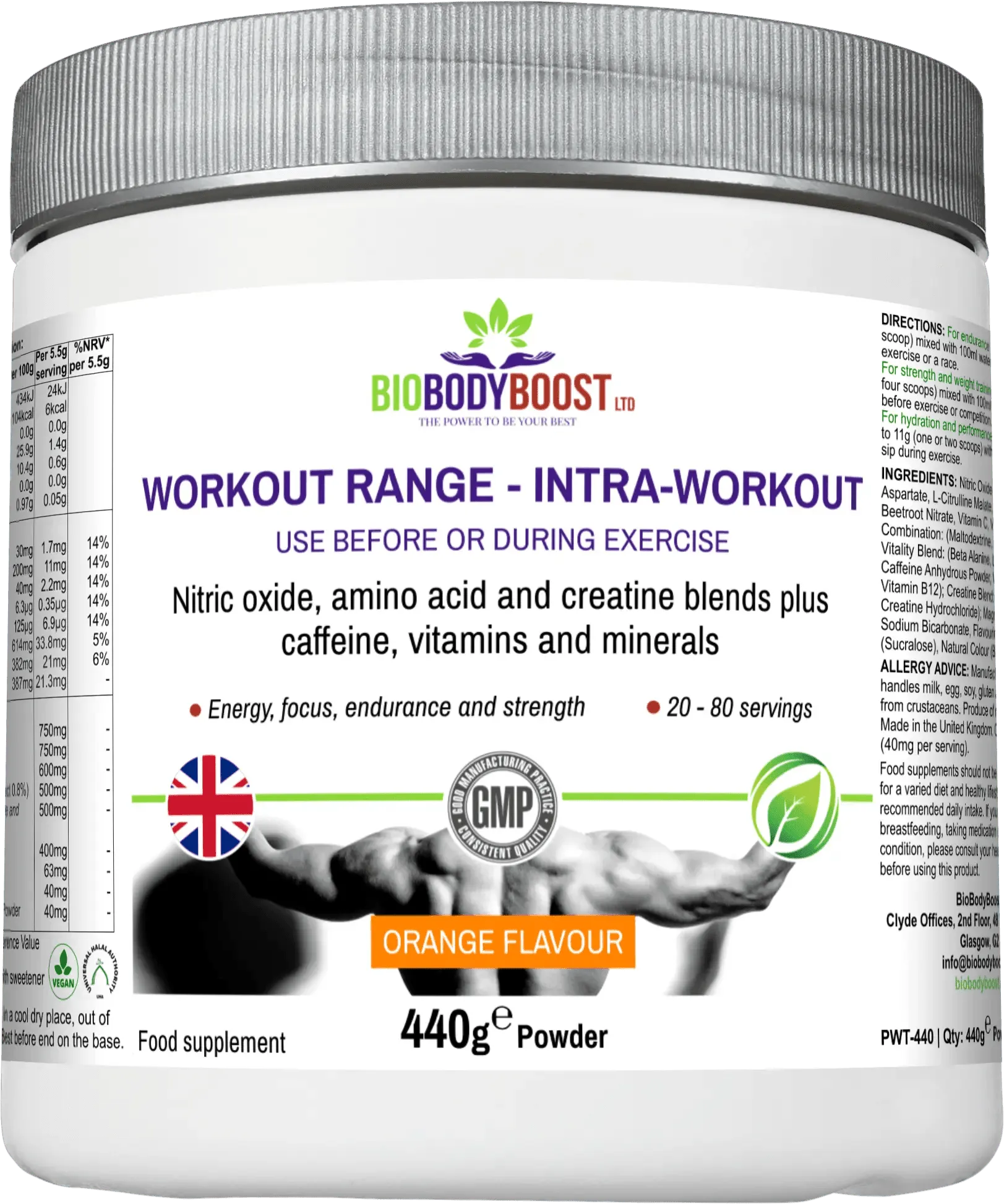 Workout Range - Intra-Workout Amino Acids and Creatine Blend-0