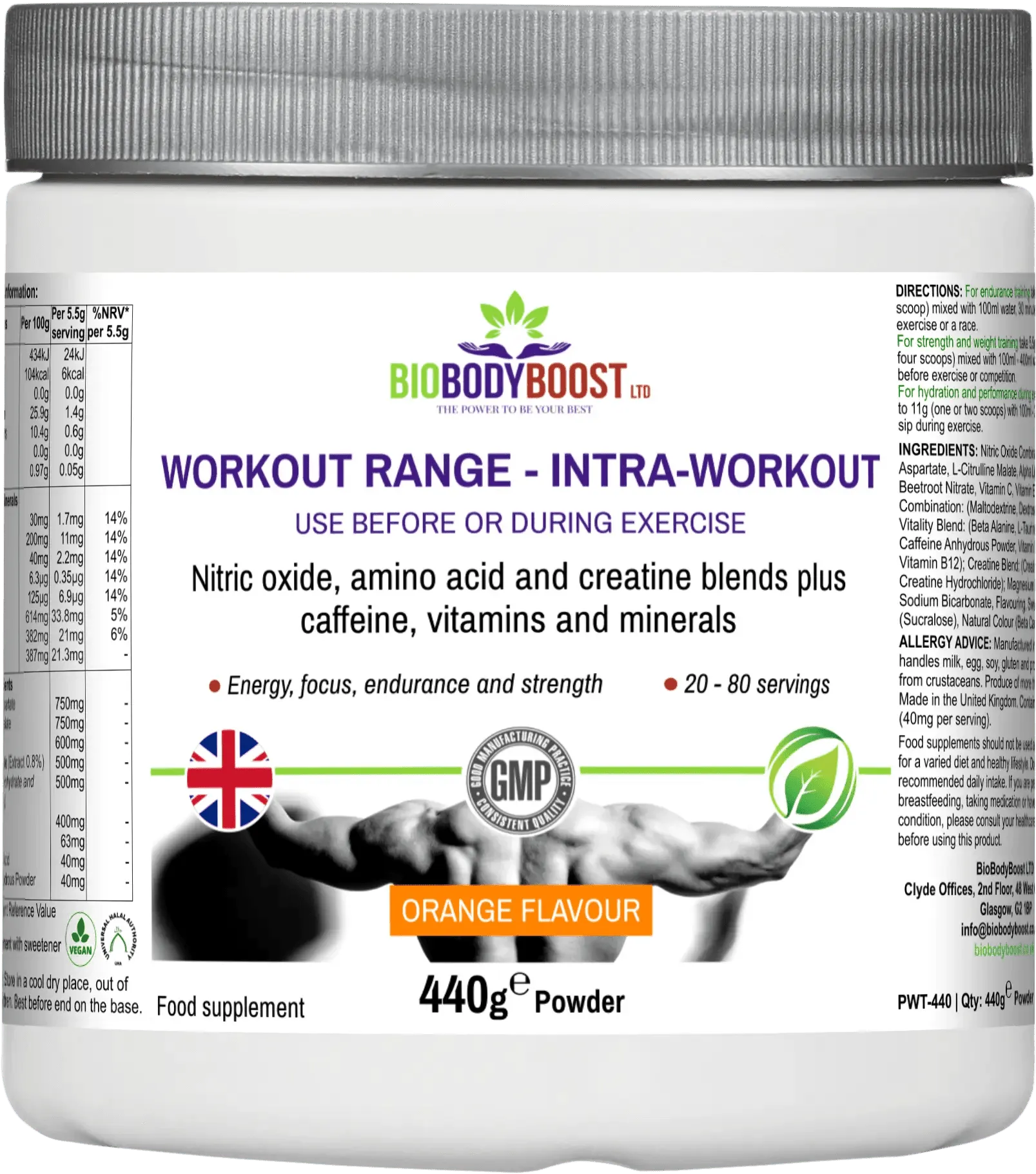 Workout Range - Intra-Workout Amino Acids and Creatine Blend-1
