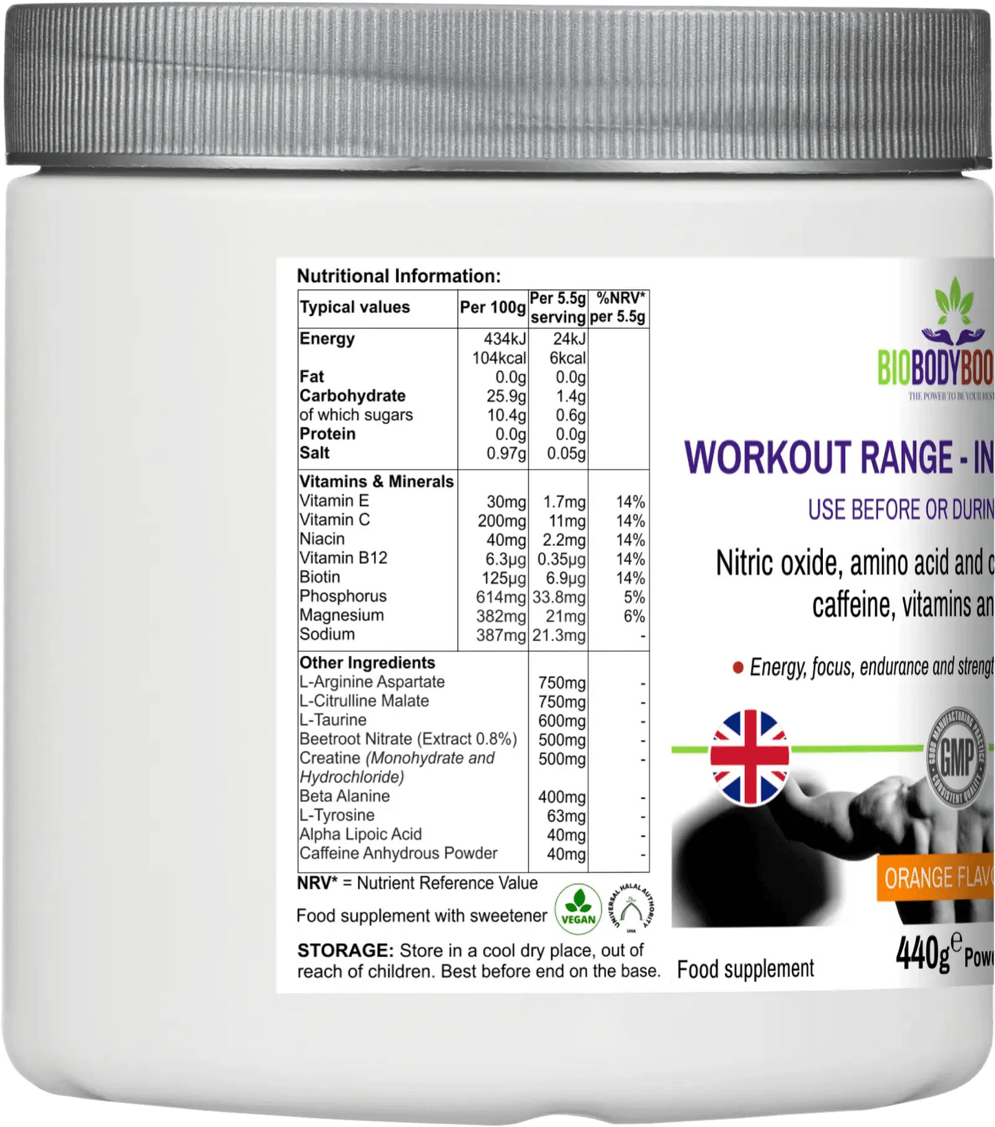 Workout Range - Intra-Workout Amino Acids and Creatine Blend-2