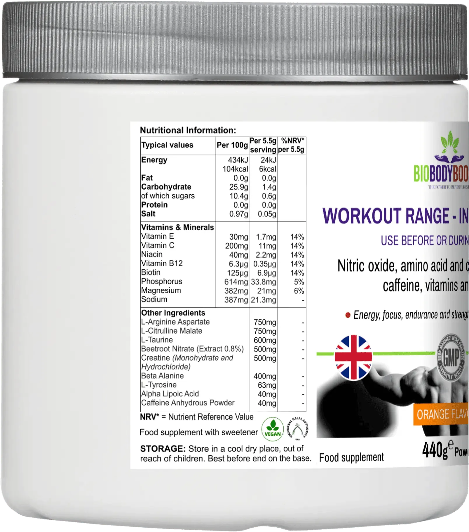 Workout Range - Intra-Workout Amino Acids and Creatine Blend-2