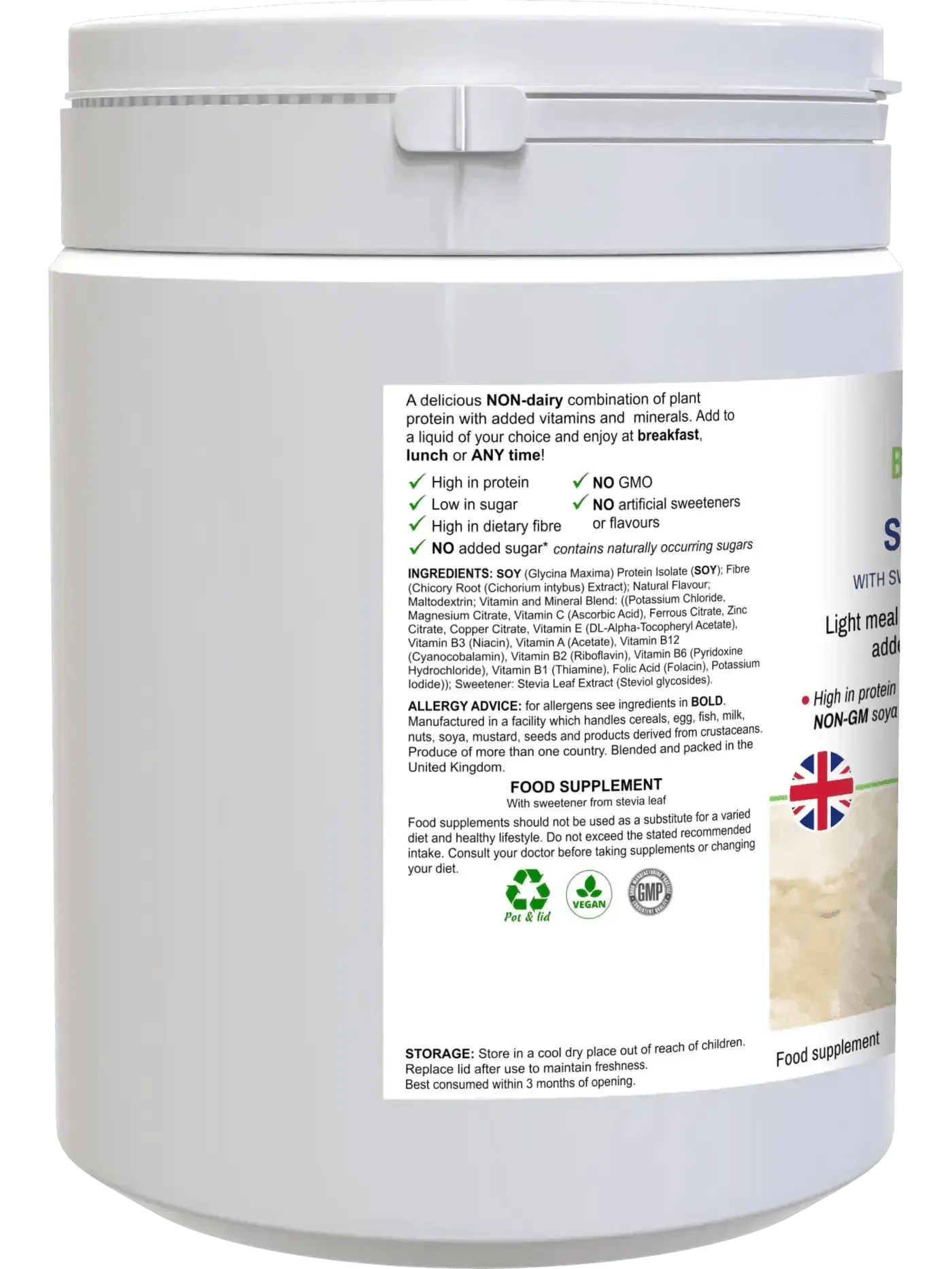 Shake Me Up Vanilla - Vegan Meal Shake-3