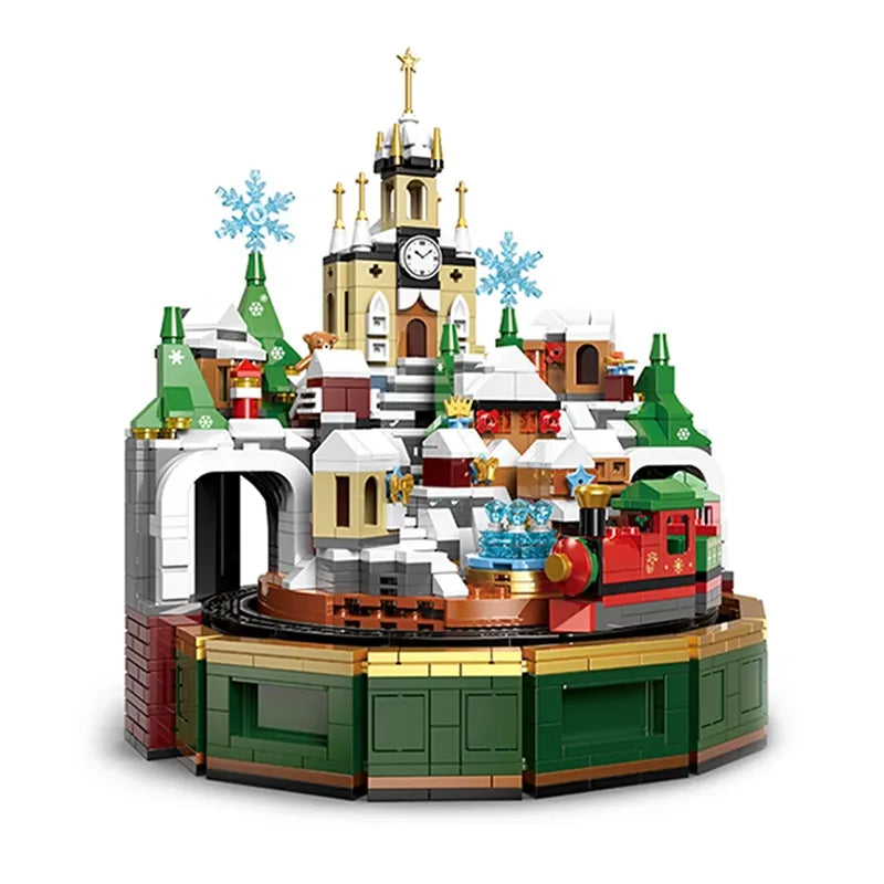 Christmas Village Music Box 1293pcs-0