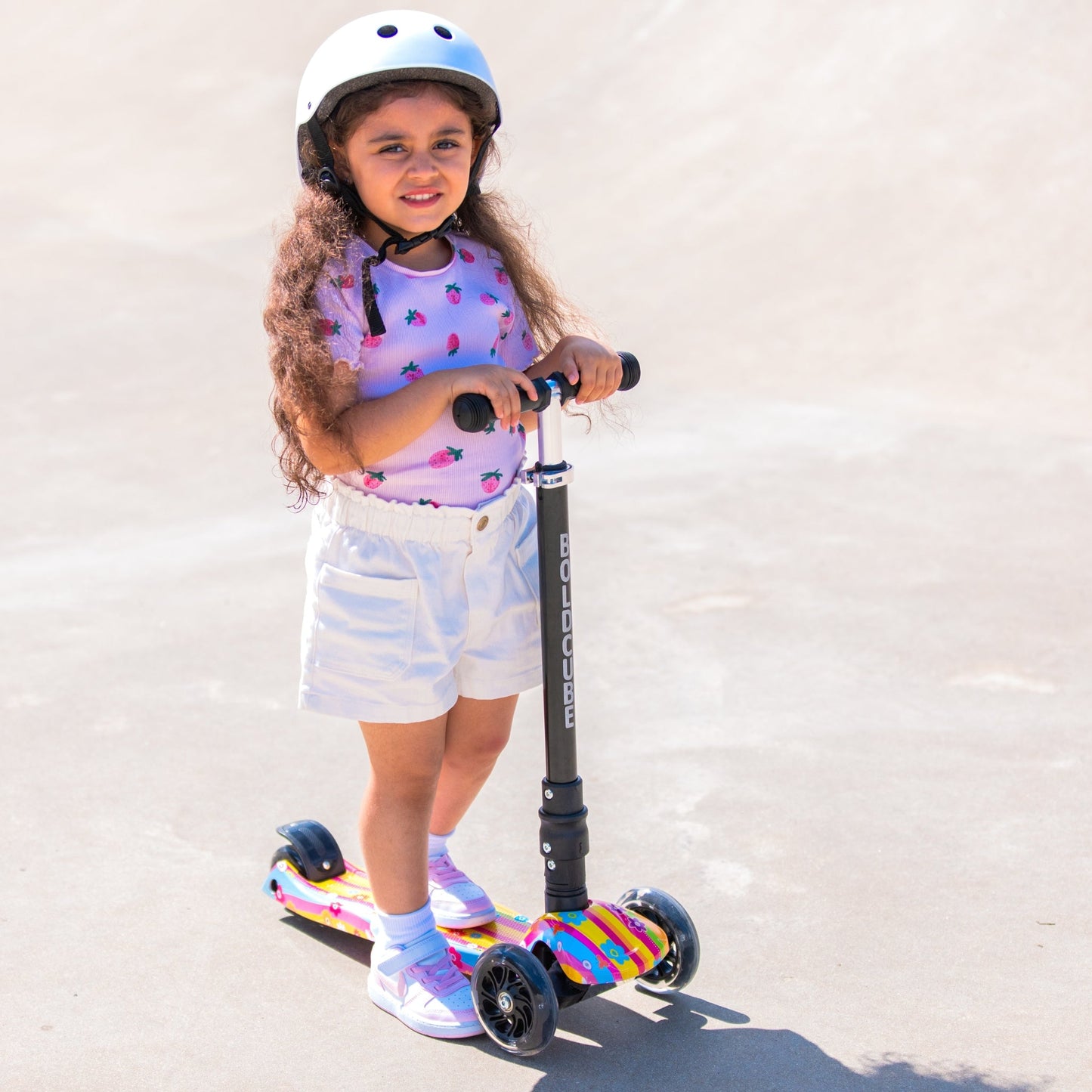 Flower Power - Big 3 Wheel Scooter-4