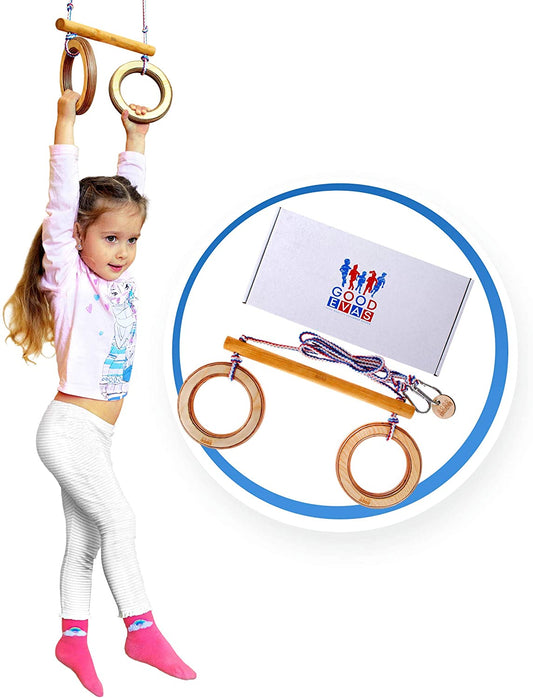 Trapeze swing bar with rings-0