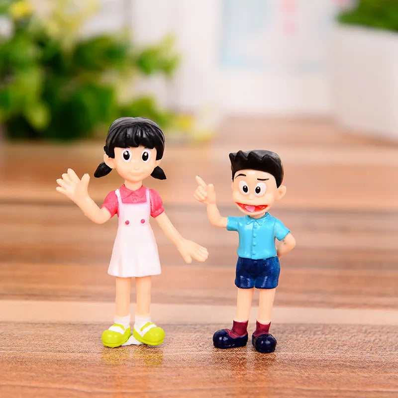 Doraemon Family Portrait PVC Action Figures-1