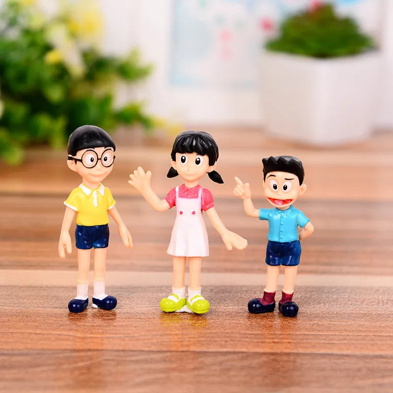 Doraemon Family Portrait PVC Action Figures-3