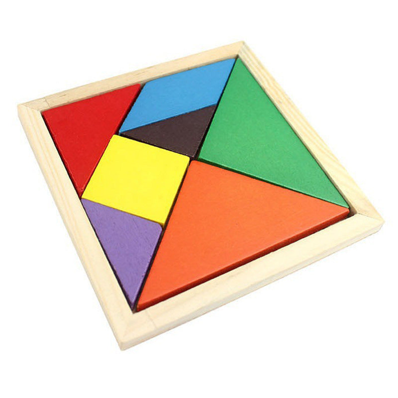 Educational Wooden Tangram Puzzle for Infants-2