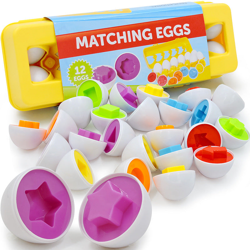 Egg Shape Matching Educational Toy for Kids-3