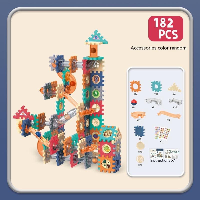 Electric Building Blocks Gear Rotating DIY Educational Toys-4