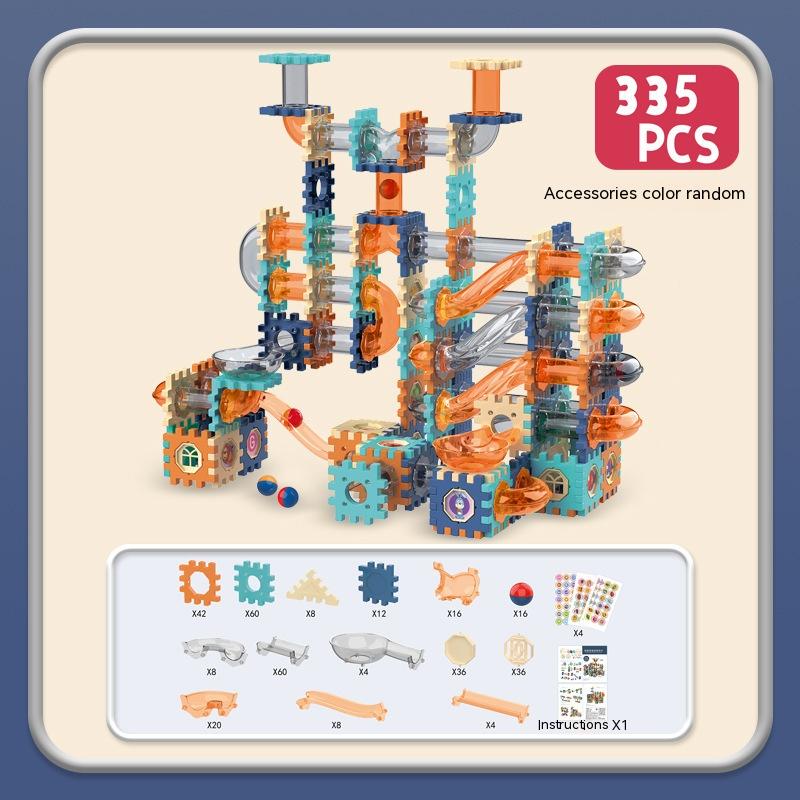 Electric Building Blocks Gear Rotating DIY Educational Toys-6