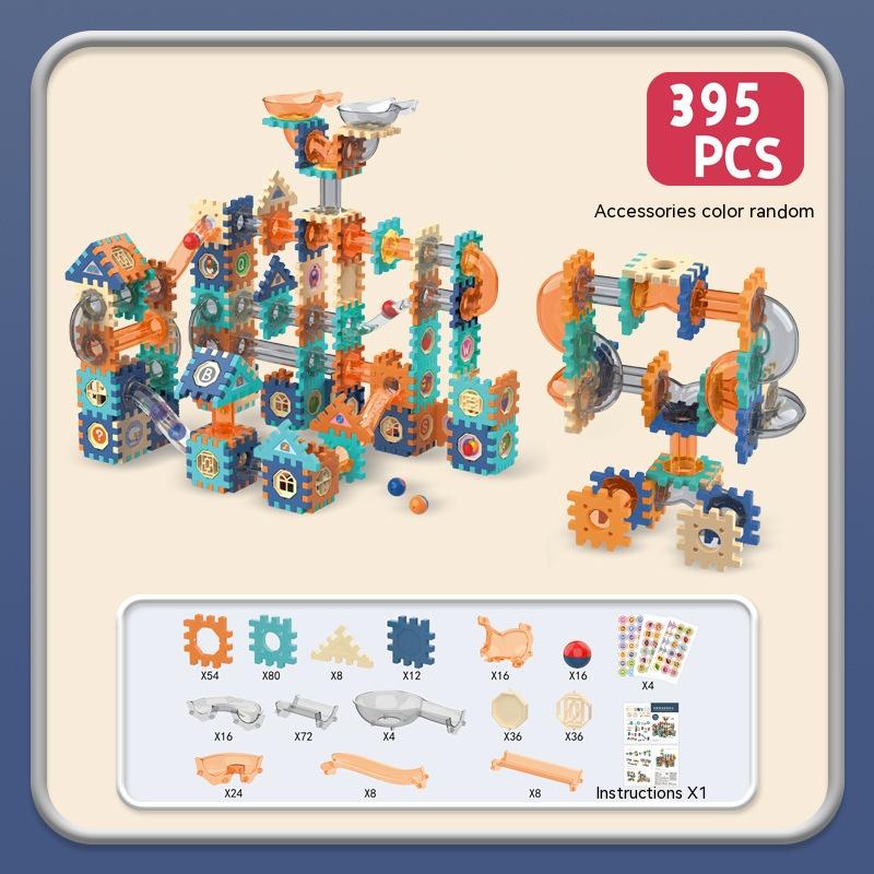 Electric Building Blocks Gear Rotating DIY Educational Toys-7