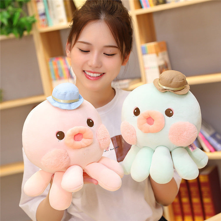 Hooded Octopus Stuffed Animal-2