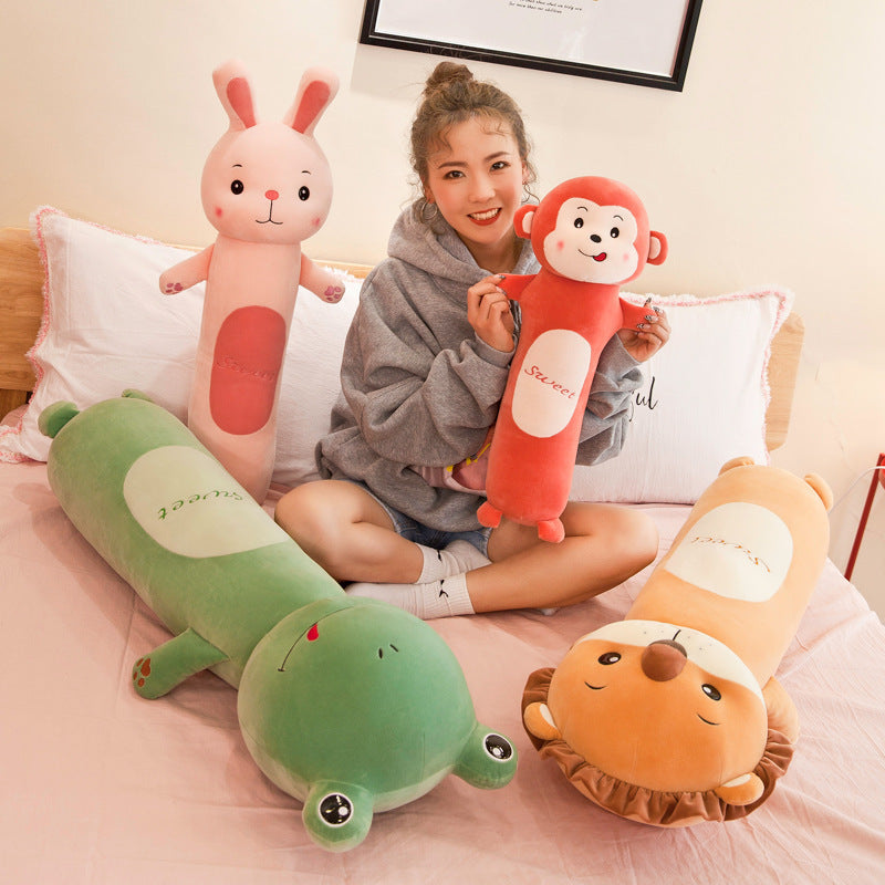 Long cylindrical pillow plush toy-2