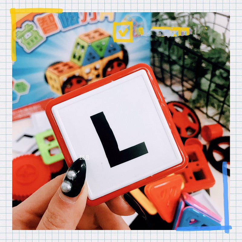 Magnetic Building Blocks Set for 4-6 Year Olds-2