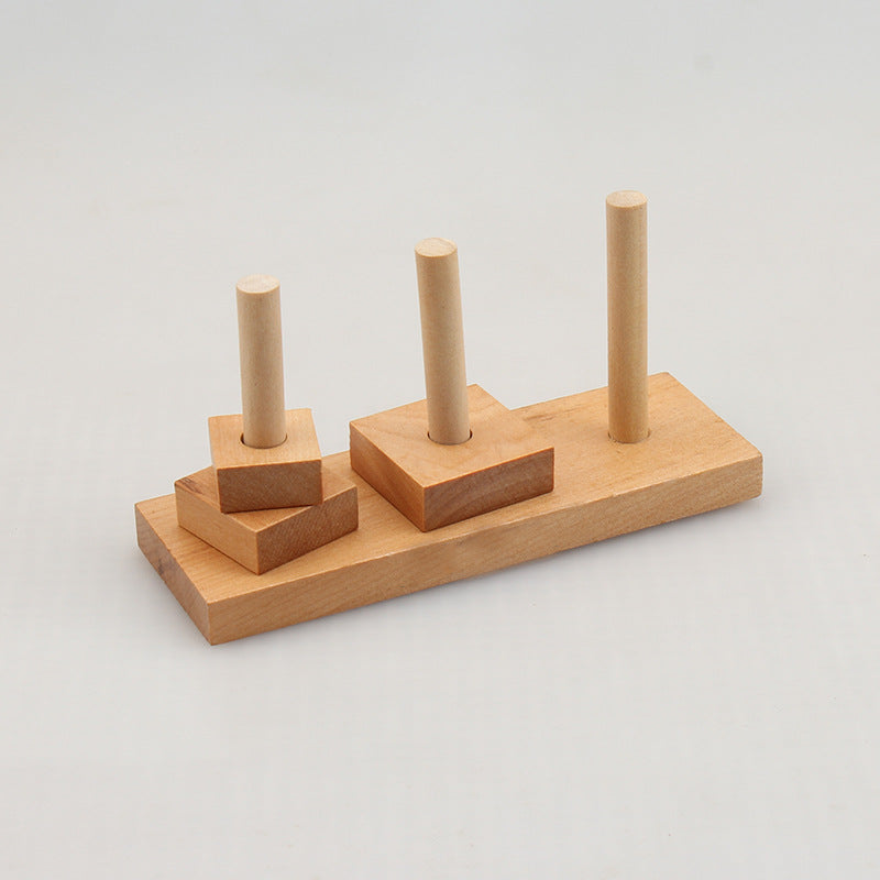 Mini Three-Layer Hanno Set Wooden Educational Toy-3
