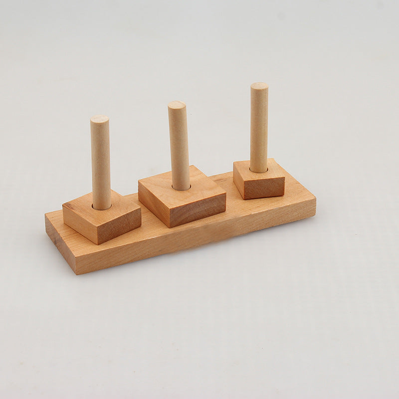 Mini Three-Layer Hanno Set Wooden Educational Toy-4