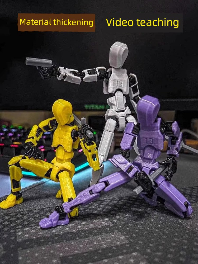 Movable Lucky Doll with Jointed Limbs-0