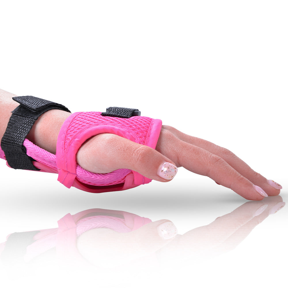 Hot Pink - Kids Protective Gear for Elbows, Knees & Wrists-3