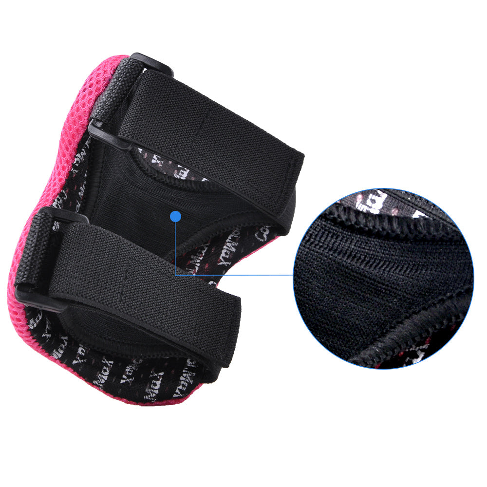 Hot Pink - Kids Protective Gear for Elbows, Knees & Wrists-2